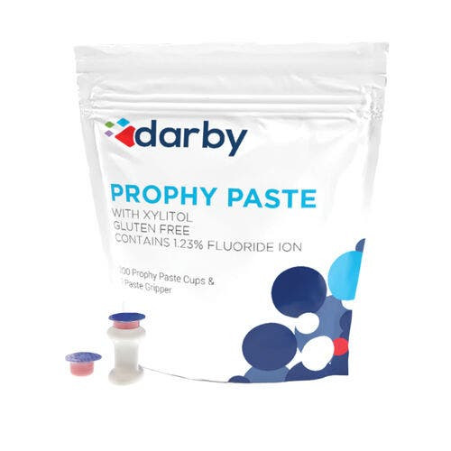 Prophy Paste, Fine Grit, 200/Bag, Bubble Gum