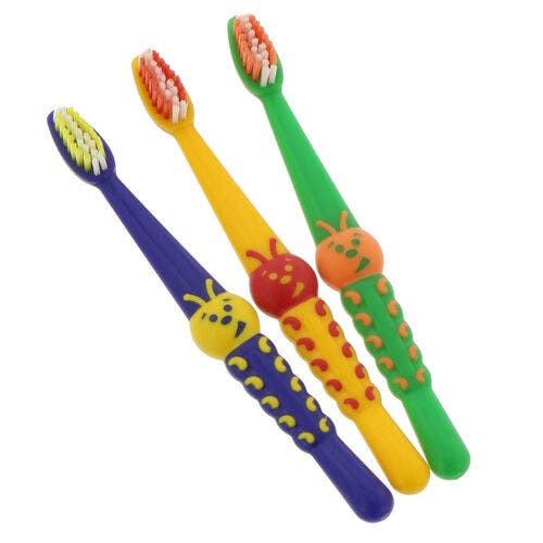 Child's Toothbrush Stage 2, Caterpillar, 72/Box, 26 Tufts