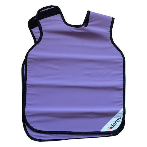 Adult Style 26 X-Ray Aprons, 0.3 mm Vinyl, Dual, 23.62" x 31.5", Lilac