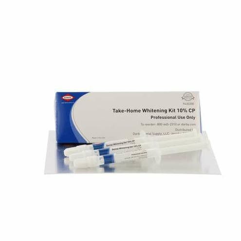 Take-Home Whitening Kit, 9% Hydrogen Peroxide, 1.2 ml, 50/Pkg, Syringe, Mint