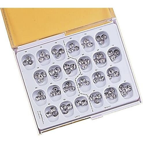 First Permanent Molar Stainless Steel, Lower Left, 93, 3/Pkg