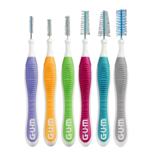 Sunstar, GUM Go-Betweens Proxabrush Interdental Brush Variety Refill 36/Bx, 3615PQB