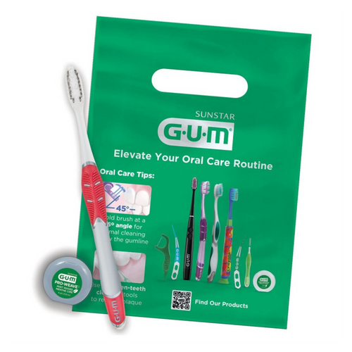 Sunstar, GUM Technique Enamel Clean Toothbrush Kit, 4471P
