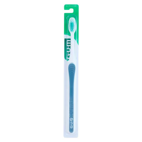 Sunstar, GUM Bright Care Compact Toothbrush Adult 30 Tuft Sensitive 4 Asst Col 12/Pk, 4517PA1