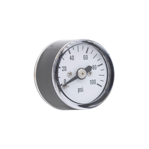 DCI, Round Gauge 1" 0-100 PSI, 7279