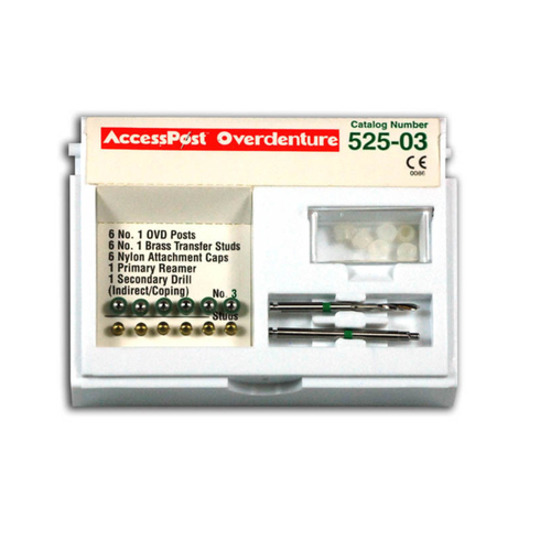 EDS' Accesspost Stainless Steel Refills For Indirect/Coping Technique-Green/Size 3