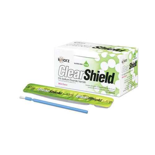 Kolorz ClearShield Varnish - Watermelon 35/Pk. 5% Sodium Fluoride Varnish goes (DMG-799501) - exp. 07/2026