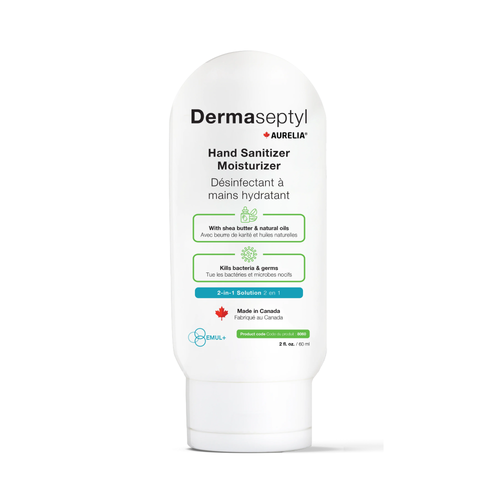 Antiseptic lotion, hand sanitizer & moisturizer 2 in 1, 60mL