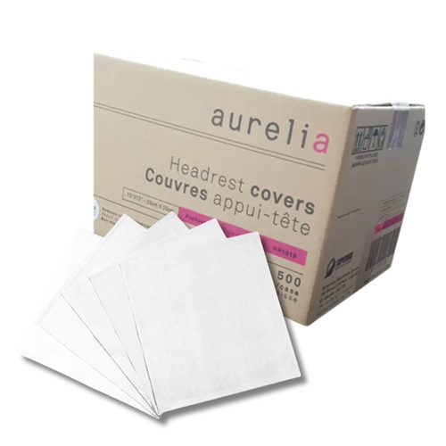 Aurelia Headrest Covers, 500/Case, 10" x 10"
