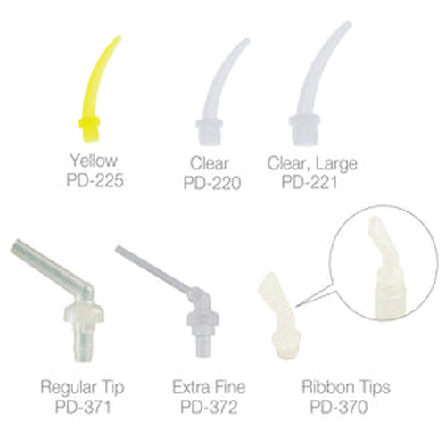 Pac-Dent, Root canal intra-oral tip, regular tip, clear 24/pack , PD-371