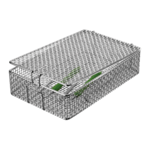 SciCan, Basket with lid, 1/4, Hydrim L/M2, 6.25" x 8.5" x 2.125", 01-109966S