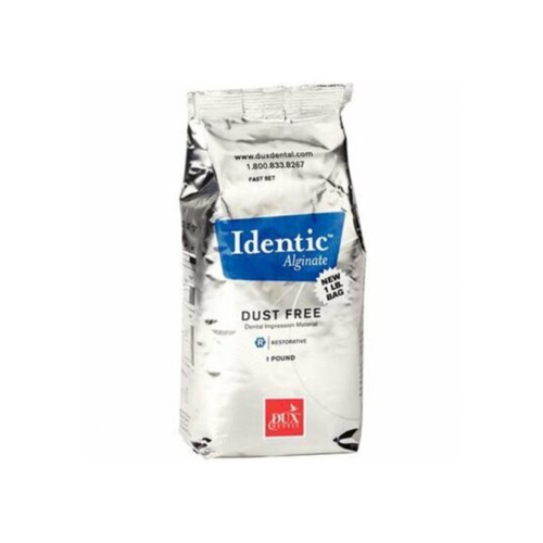 Identic Dust Free Alginate Fast Set - 1 lb Bag. Anti-microbial, Pink, Cinnamon (Kerr-27475DX-1) - exp. 07/2026