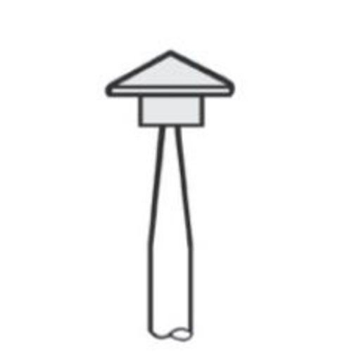 Shofu, Dura-White Stones, 12/Pack, HP, Shape KN3, ISO #070, 0206
