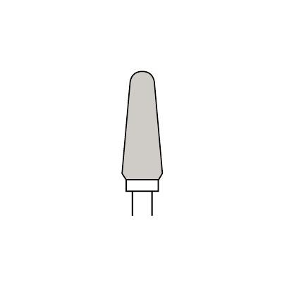 Robot Carbide Cutter Burs, HP, Crosscut, 16/13 Blade Crosscut, # 79E, 5.0 mm Diameter, 13.0 mm Length, 1/Pkg