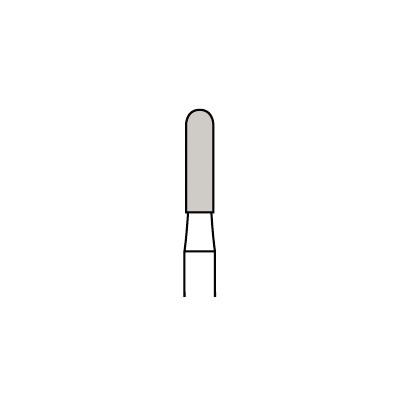 Robot Carbide Cutter Burs, HP, Crosscut, 14/12 Blade, # 129E, 2.3 mm Diameter, 8.0 mm Length, 1/Pkg