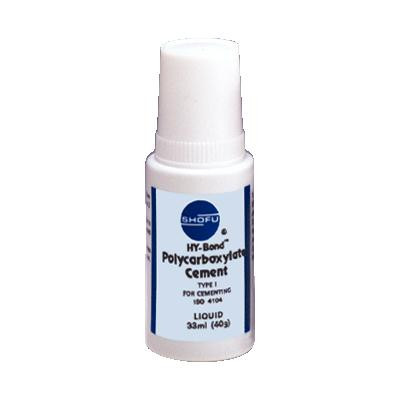 Hy-Bond Polycarboxylate Cement, Liquid (33 mL)