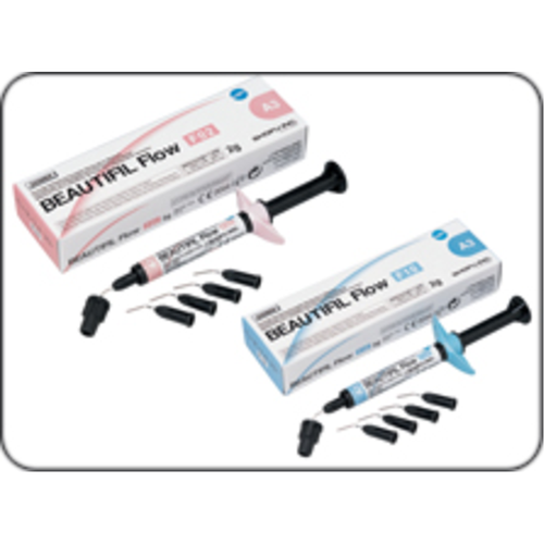 Shofu, Beautifil Flow Flowable Composite Restorative, F10 High Flow, 2 g Syringe with 5 Needle Tips, A2, 1462