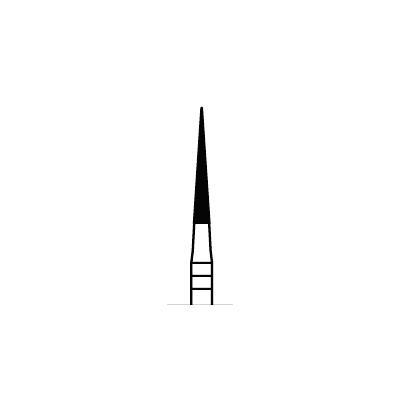 Robot Carbide CTF-FG Finishing Burs, FG, 3/Pack, 30 Blade, # 135UF, 1.4 mm Diameter, 9.0 mm Length