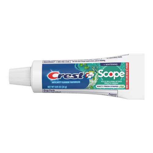 Procter & Gamble, Crest Complete Multi-Benefit Whitening + Scope Toothpaste, Mint, 0.85 oz, 72/Case, 83904137