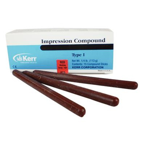 Impression Compound  Sticks - Red