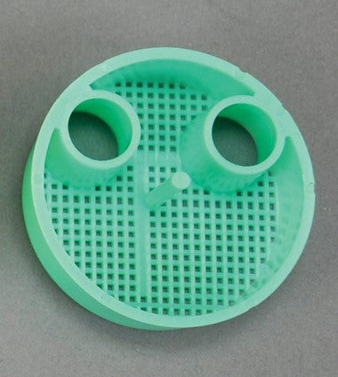 Palmero, Evacuation Screens/Disposable Traps, 1 7/8" Belmont, Biotec, Chayes, Dentech, DentalEZ, Pelton/Crane, Proma & Others (Green)144 screens per bag, 1807