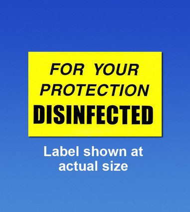 Palmero, Disinfected Sticker250/roll, 1951