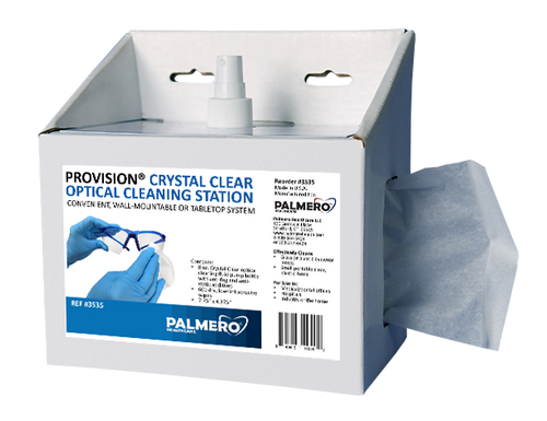 Palmero, Lens Cleaning Station (spray and 600 dry wipes), 3535