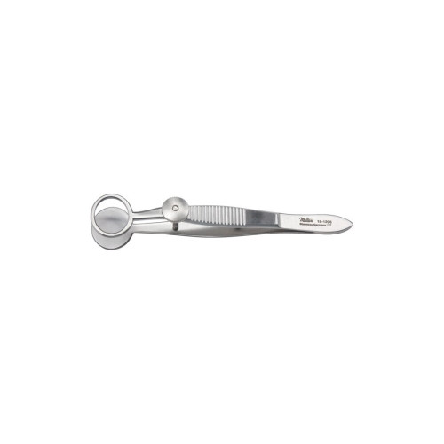 Miltex, Francis Chalazion Forceps, 3-7/8, Fenestrated Jaw, 18-1208