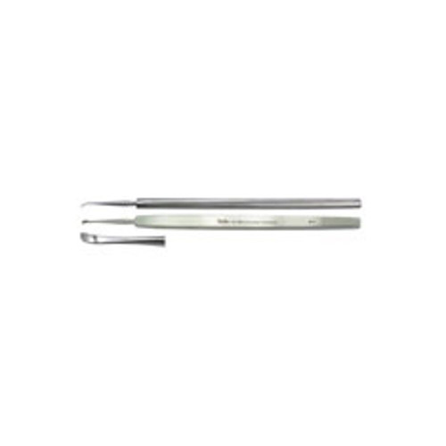 Miltex, Ellis Foreign Body Spud 4-1/2, 1.2mm Blade, Curved, 18-380