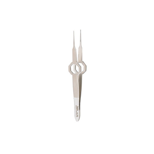Miltex, Foerster Eye Dressing Forceps 3-7/8, STR, Serrated, 18-795