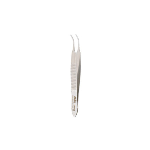Miltex, Von Graefe Iris Forceps, 2-7/8, Curved, 1X2 Teeth, 18-820