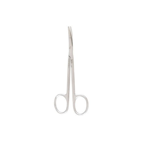 Miltex, Ragnell Dissecting Scissors, 7, Flat Tip, Curved, 5-291