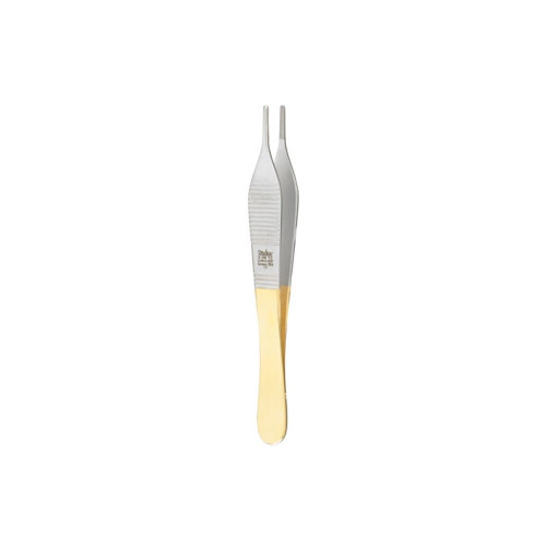 Miltex, Adson Dressing Forceps, 4-7/8, TC, Cross SERR Tips, 6-118TC