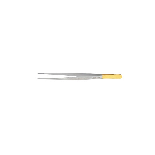 Miltex, Potts-Smith Dressing Forceps 8, TC, Cross SERR Tips, 6-156TC