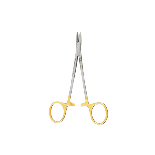 Miltex, Derf Needle Holder 4-3/4, TC, Serrated Jaws, 8-4TC