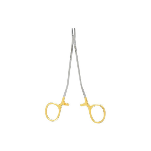 Miltex, Cooley Needle Holder 5-7/8, TC, Serrated Jaws, 8-62TC
