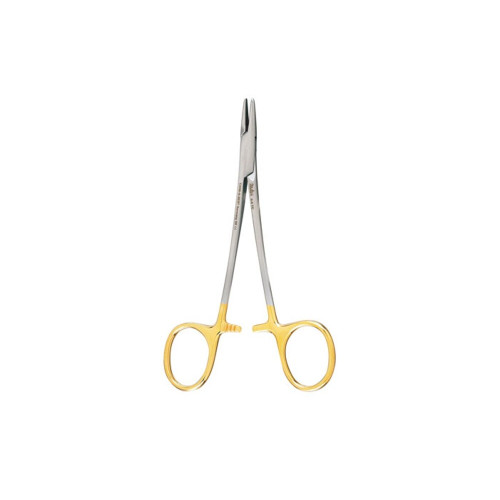 Miltex, Halsey Needle Holder, 5-1/4, TC, Serrated, 8-8A-TC