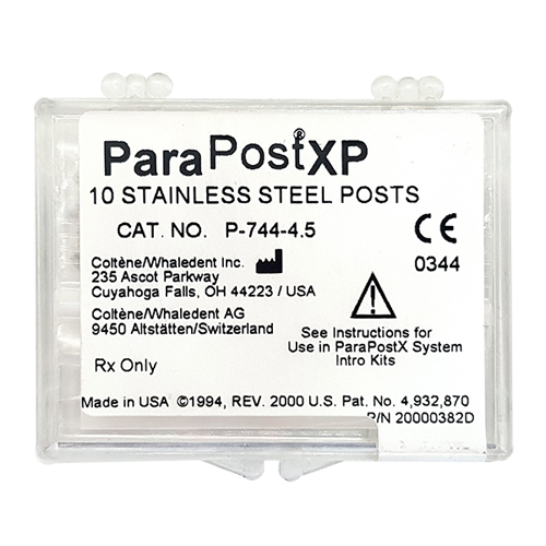 ParaPost XP P744 Stainless Steel Refill Posts - Size 4.5 (.045"), Blue, 10/Pkg