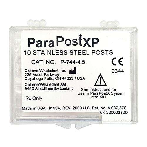 ParaPost XP P744 Stainless Steel Refill Posts -  Size 6 (.060"), Black, 10/Pkg