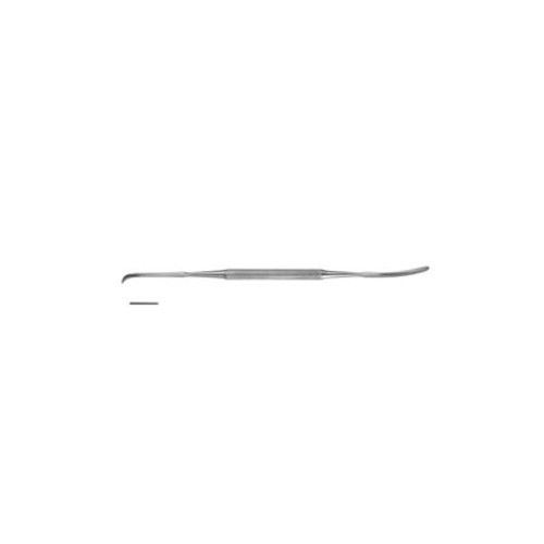 Miltex, Obwegeser-Freer Elevator, 8-3/4, D/E, Curved 9.5mm, PM-4977