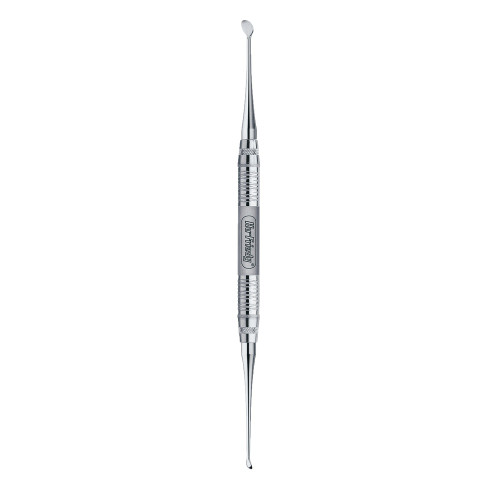 HuFriedy, #2/4 Molt DE Curette, #6 Short Satin Ste, CM2/4S6