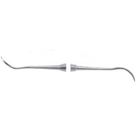 Younger-Good Curette double end 7/8  7 Satin Steel Clrs hndl