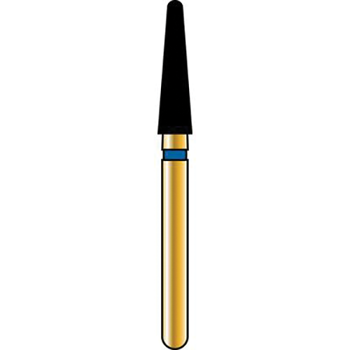 Alpen FG 856C 021 Round End Taper Diamond Bur 5/Pk