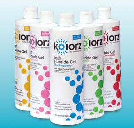 Kolorz 60 Second Blue Raspberry Fluoride Gel, APF 1.23, Thixotropic