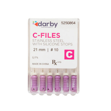 R Cfile C-File 21mm, #10, 6/Pkg. - Dental Wholesale Direct