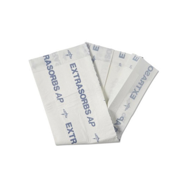 Medline Extrasorbs Air Permeable Drypad Underpads (70 QTY)