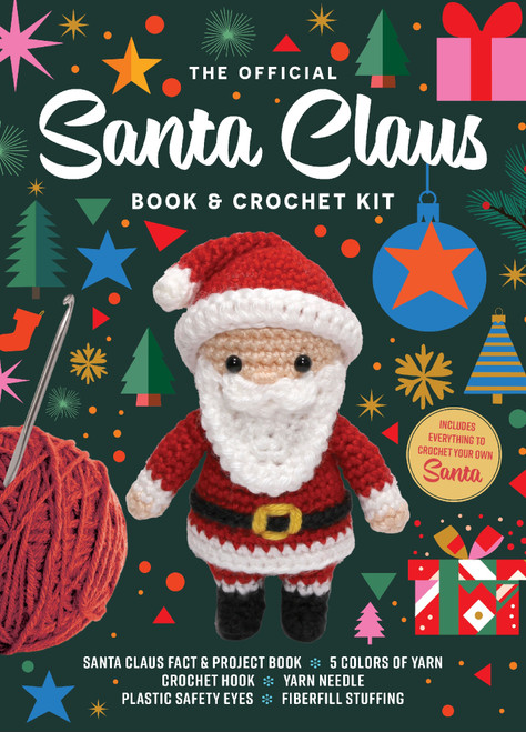 Official Santa Claus Book and Crochet Kit