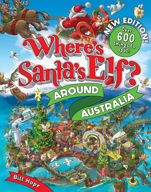 Where's Santas Elf? Around Australia (New Edition)