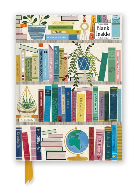 Foiled Blank Journal #52: Georgia Breeze, Bookshelves