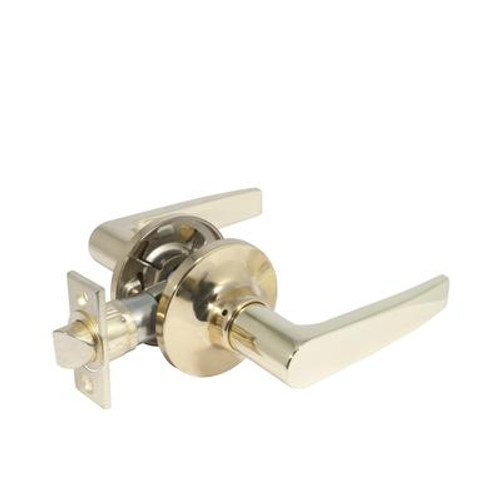 Olympic Door Lever Passage Polish Brass